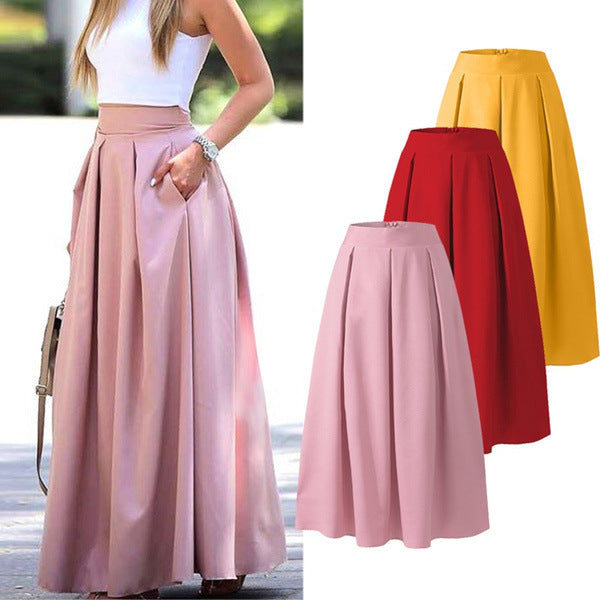 ALICE | Chic High-waisted Pleated Skirt