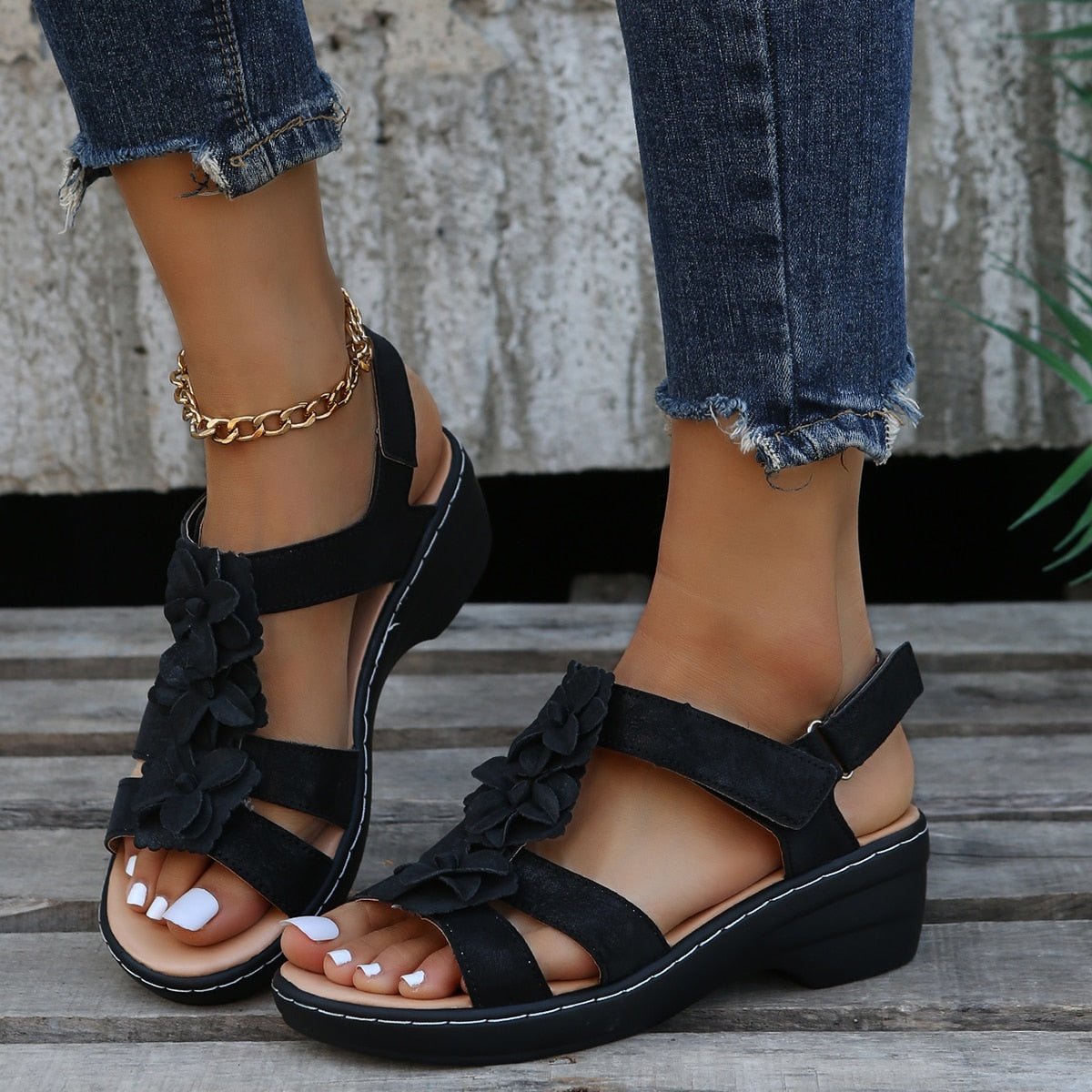 Matilda | Women's Orthopedic Sandals with Floral Design