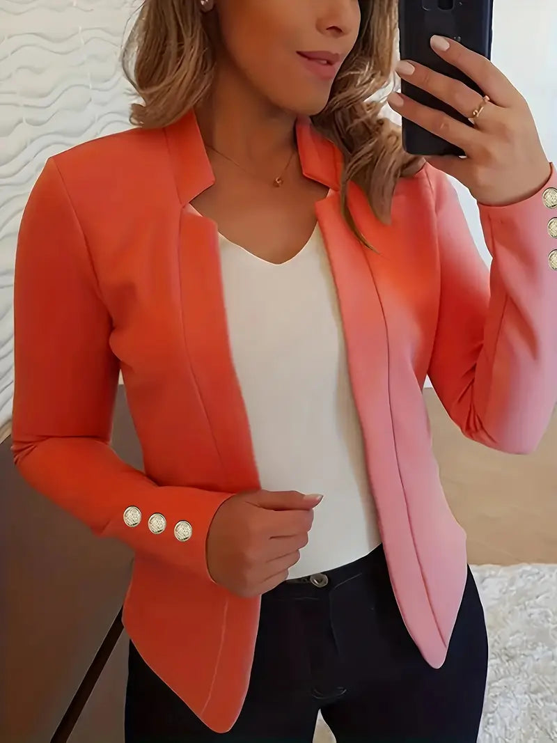 Tahlia | Office Buttoned Casual Blazer