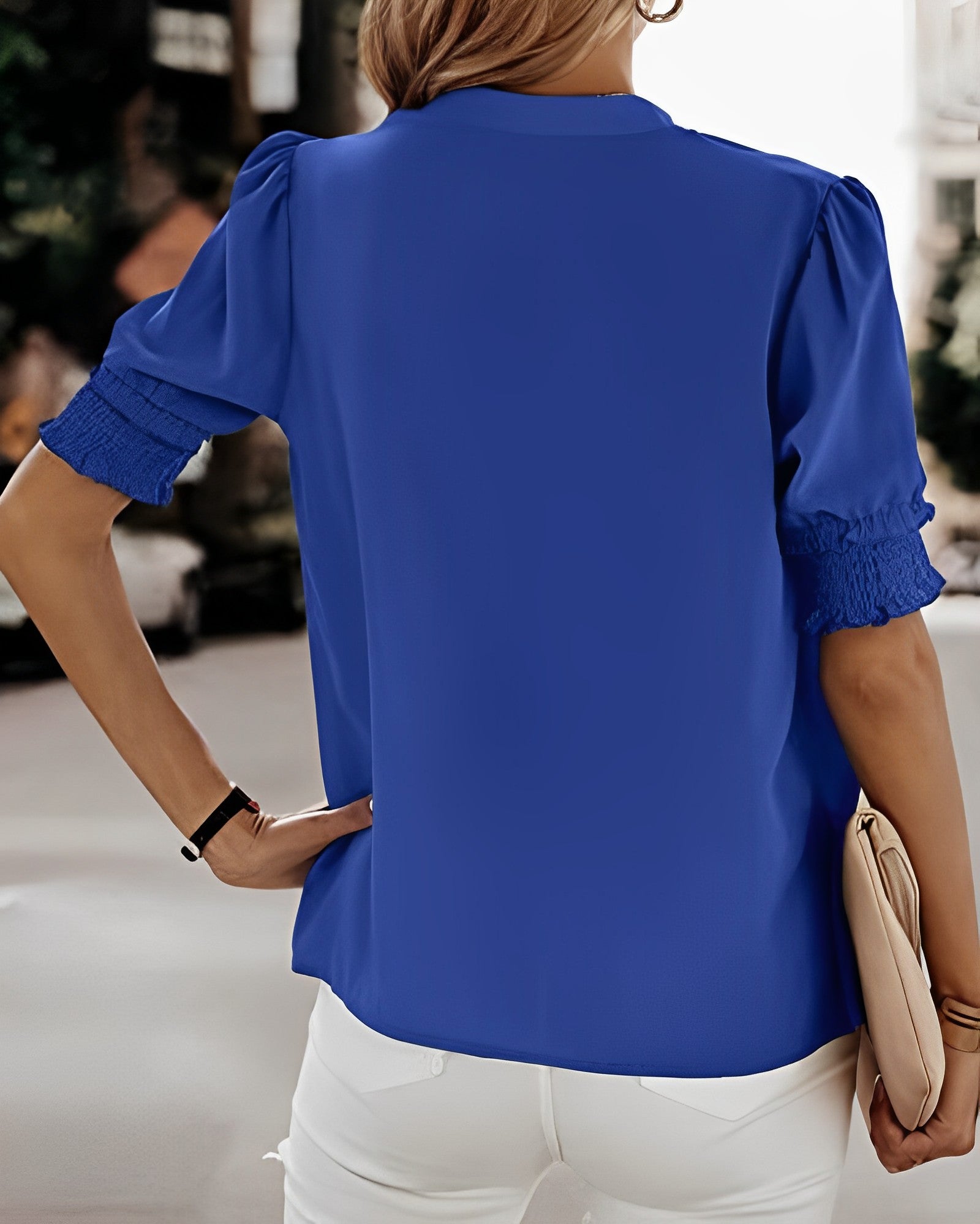 Ava | Women's V-Neck Short Sleeve Top