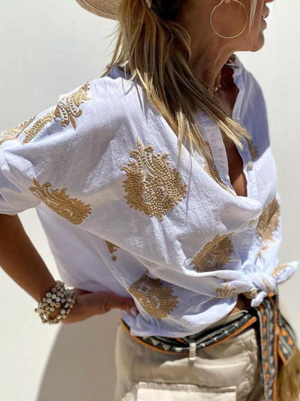 Amelia | Blouse with Intricate Detail Design