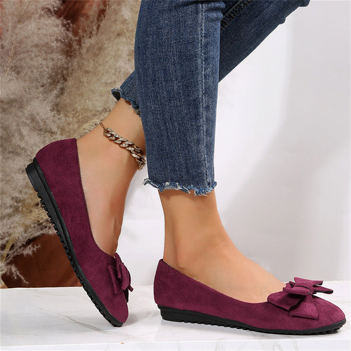 Elegant Women's Bow Detail Flats
