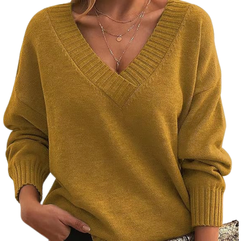 Chloe | Chic V-Neck Sweater for Women