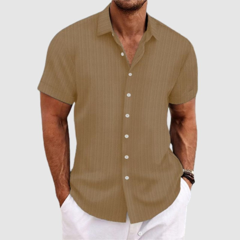 Finn | Men's Loose Fit Short Sleeve Shirt