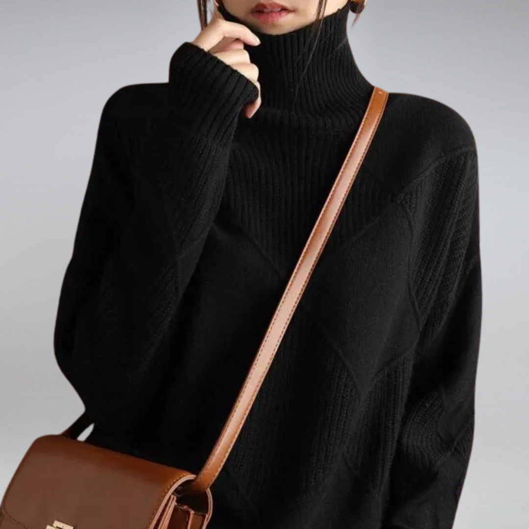 Ruby | Cashmere Blend Turtleneck Sweater