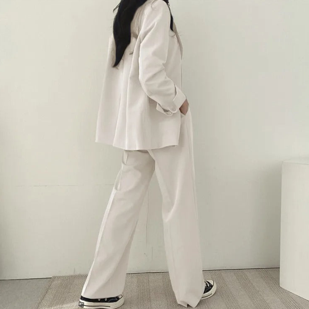 Women's Fashionable Two-Piece Workwear Set