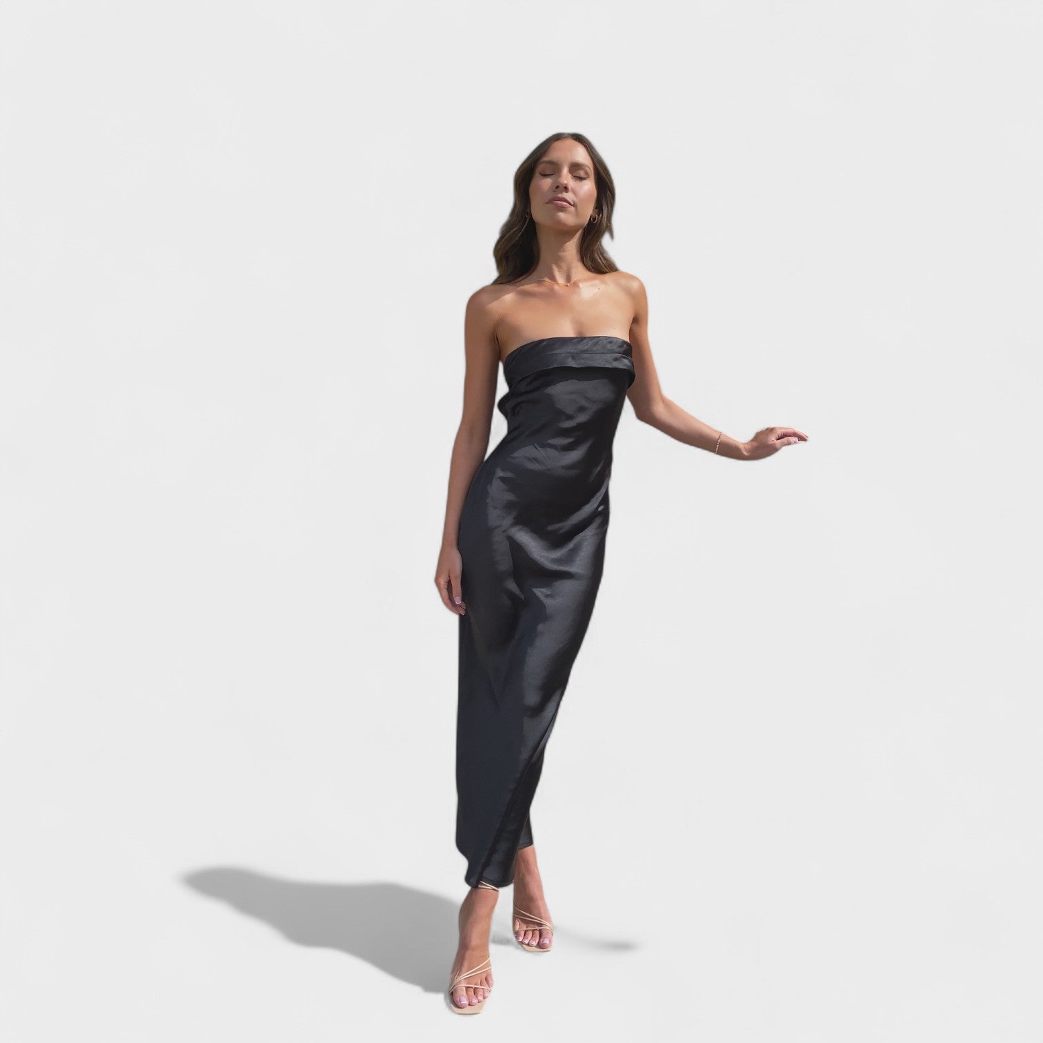 Elegant Satin Cocktail Dress
