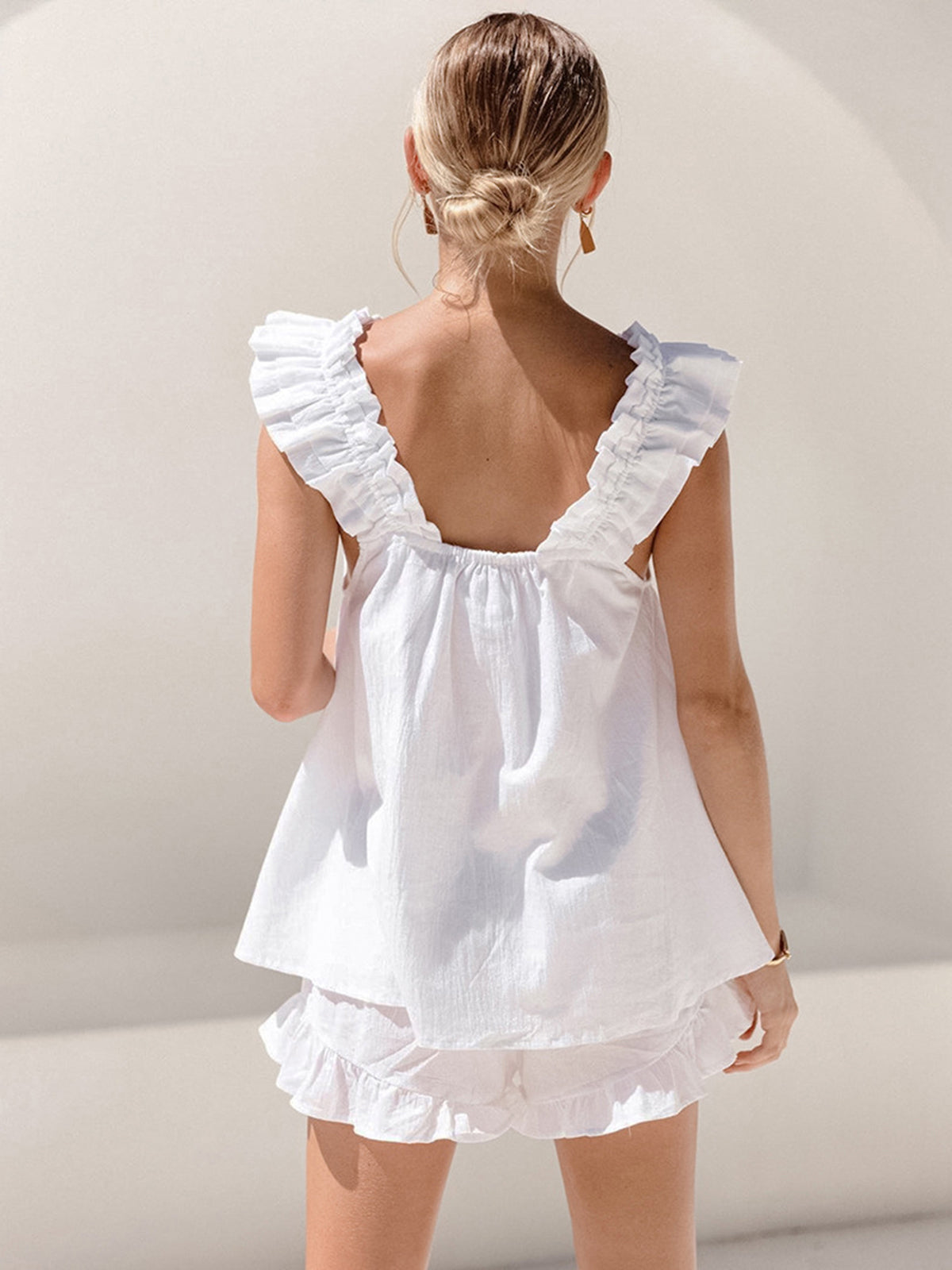 Chloe | Women's Ruffle Lounge Set Collection