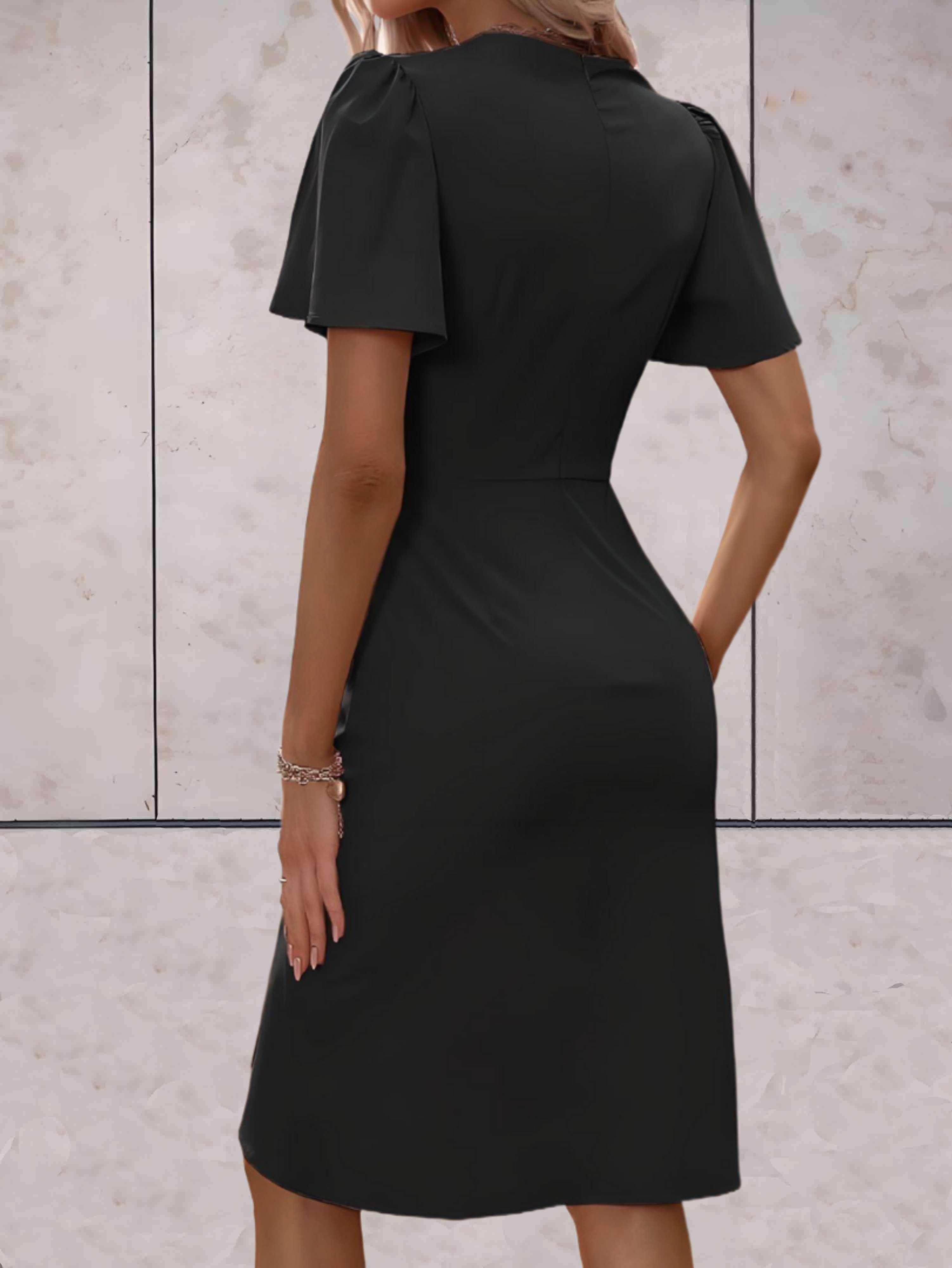 Jasmine | Elegant Wrap Dress with V-Neckline