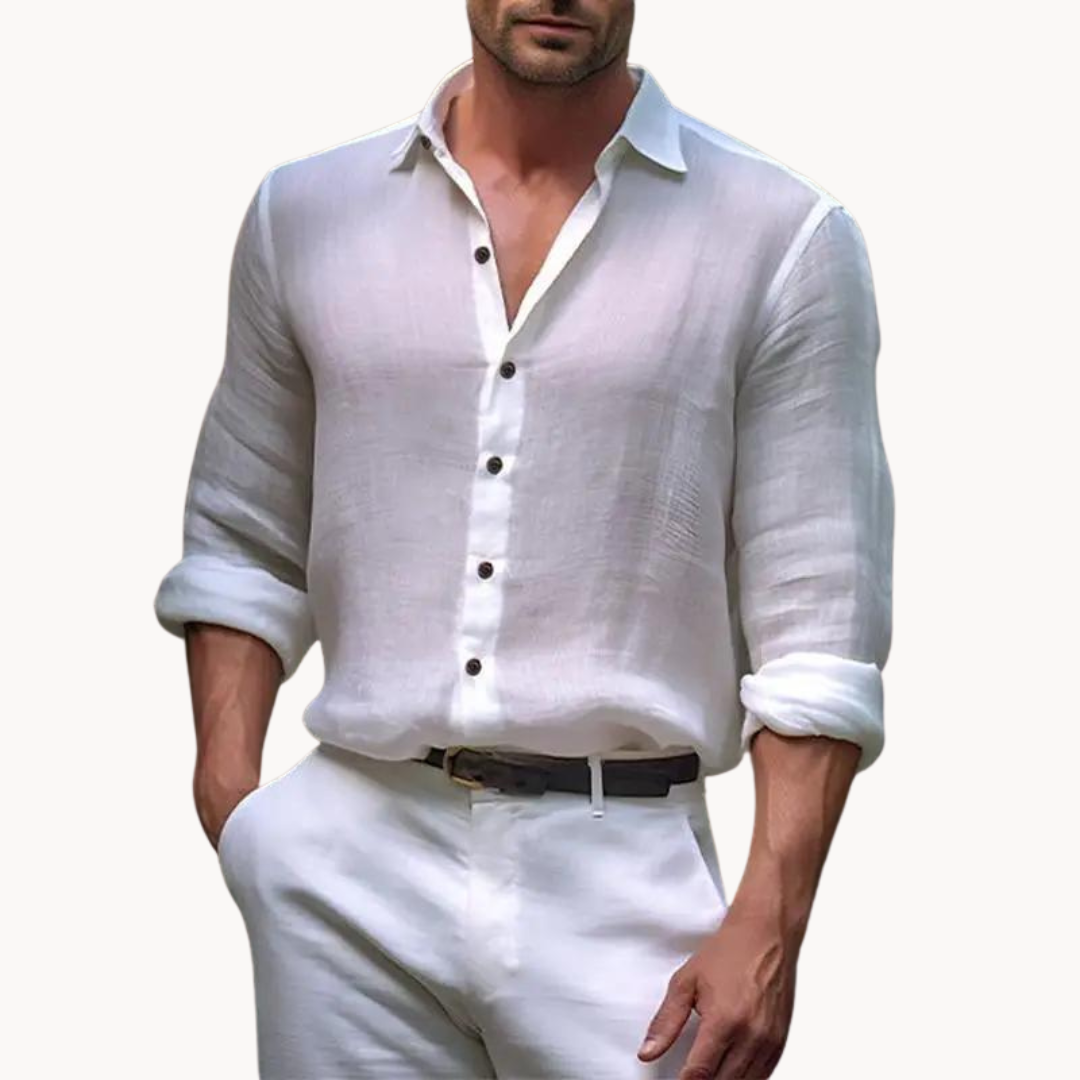 Samuel | Modena Cotton Linen Shirt