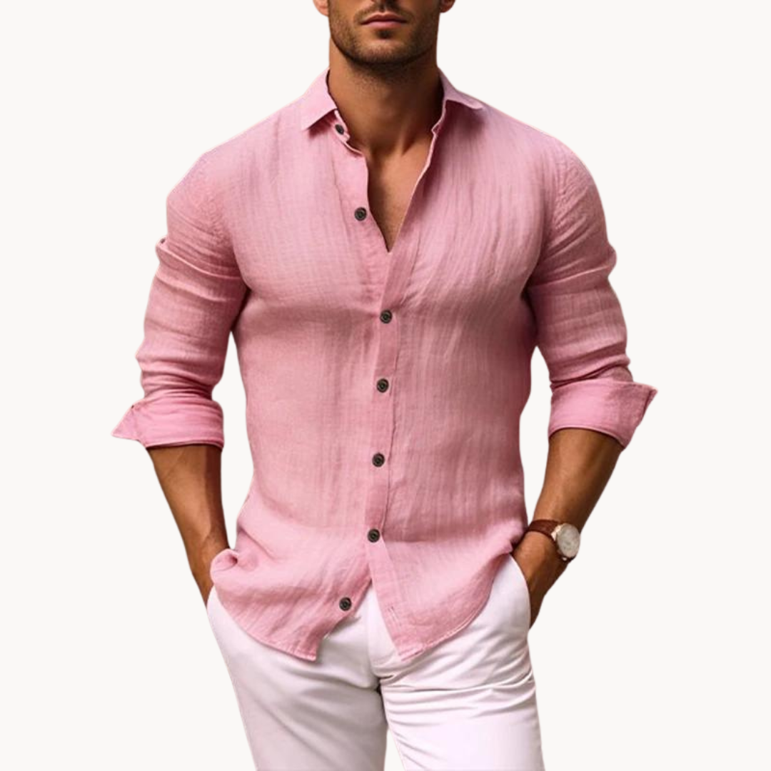 Samuel | Modena Cotton Linen Shirt