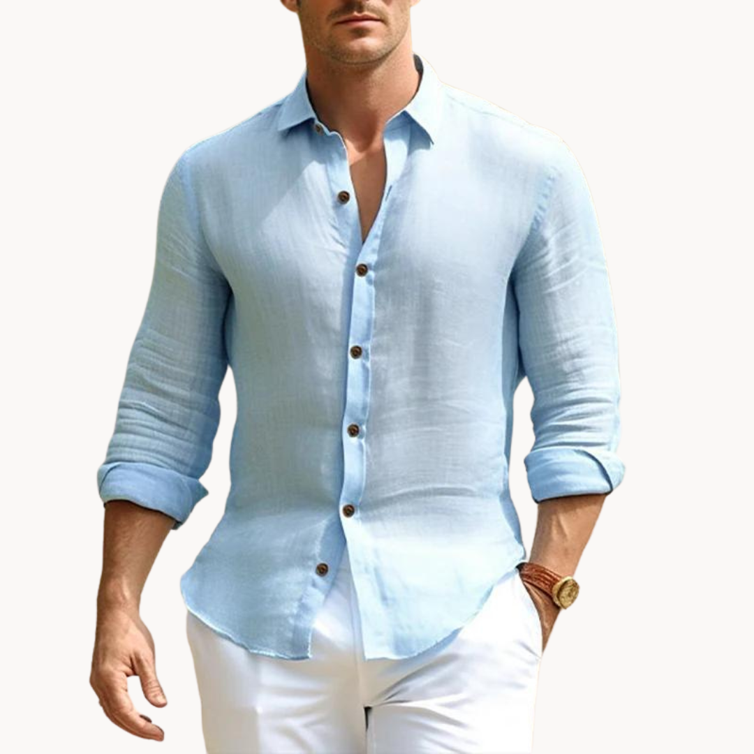 Samuel | Modena Cotton Linen Shirt
