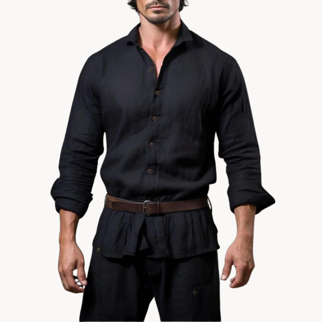 Samuel | Modena Cotton Linen Shirt