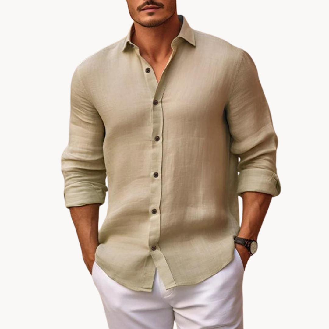 Samuel | Modena Cotton Linen Shirt