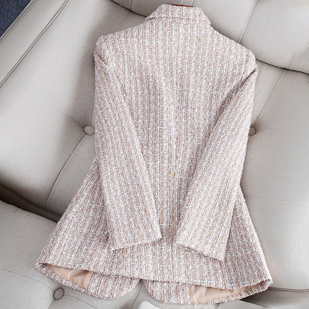 Tailored Checkered Blazer Jacket