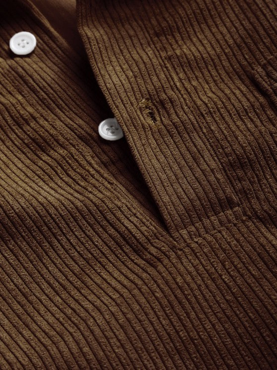 Men's Premium Corduroy Long-Sleeve Shirt