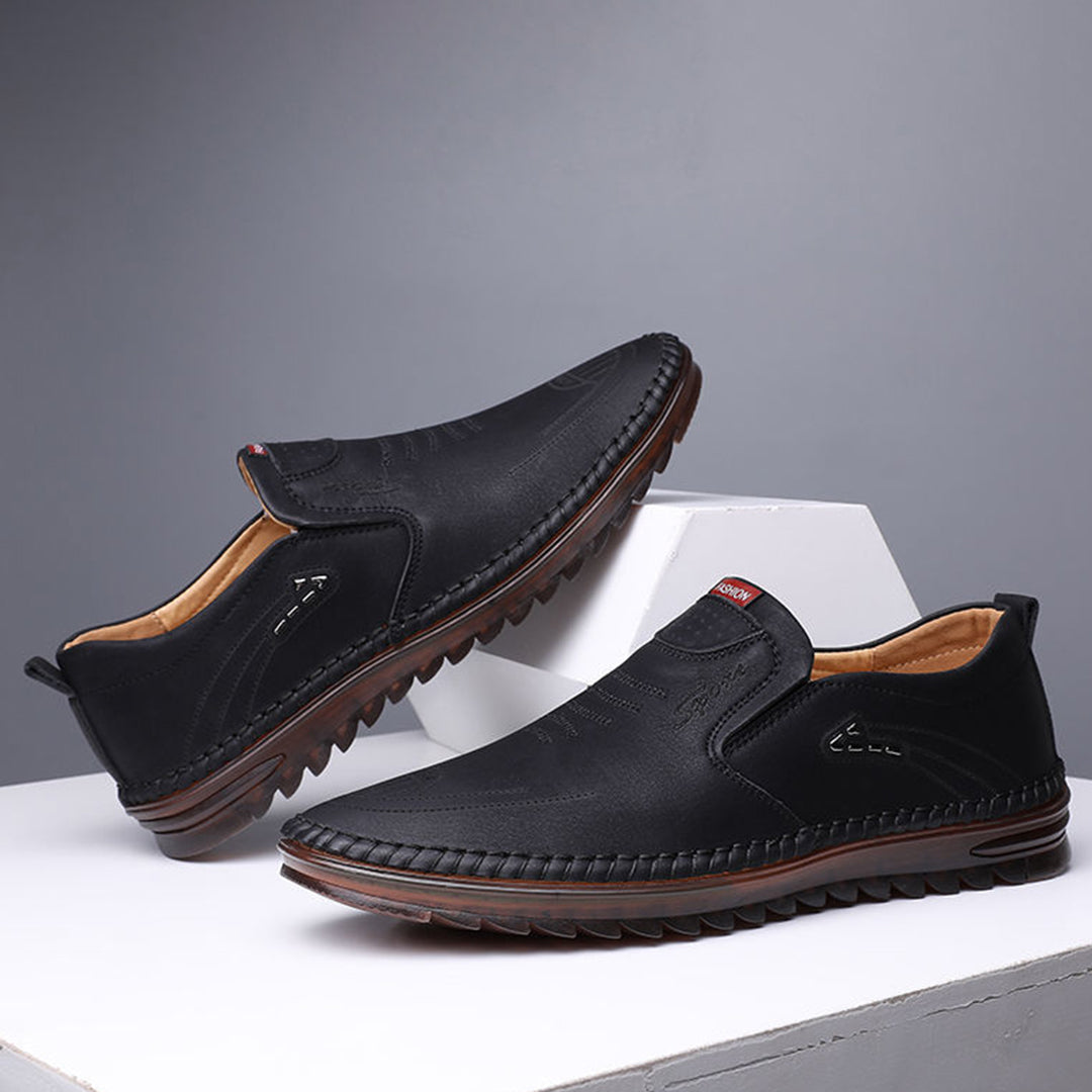 Arlo - orthopedic leather men's loafers