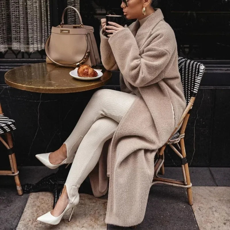 Women's Warm Winter Trench Coat | Long
