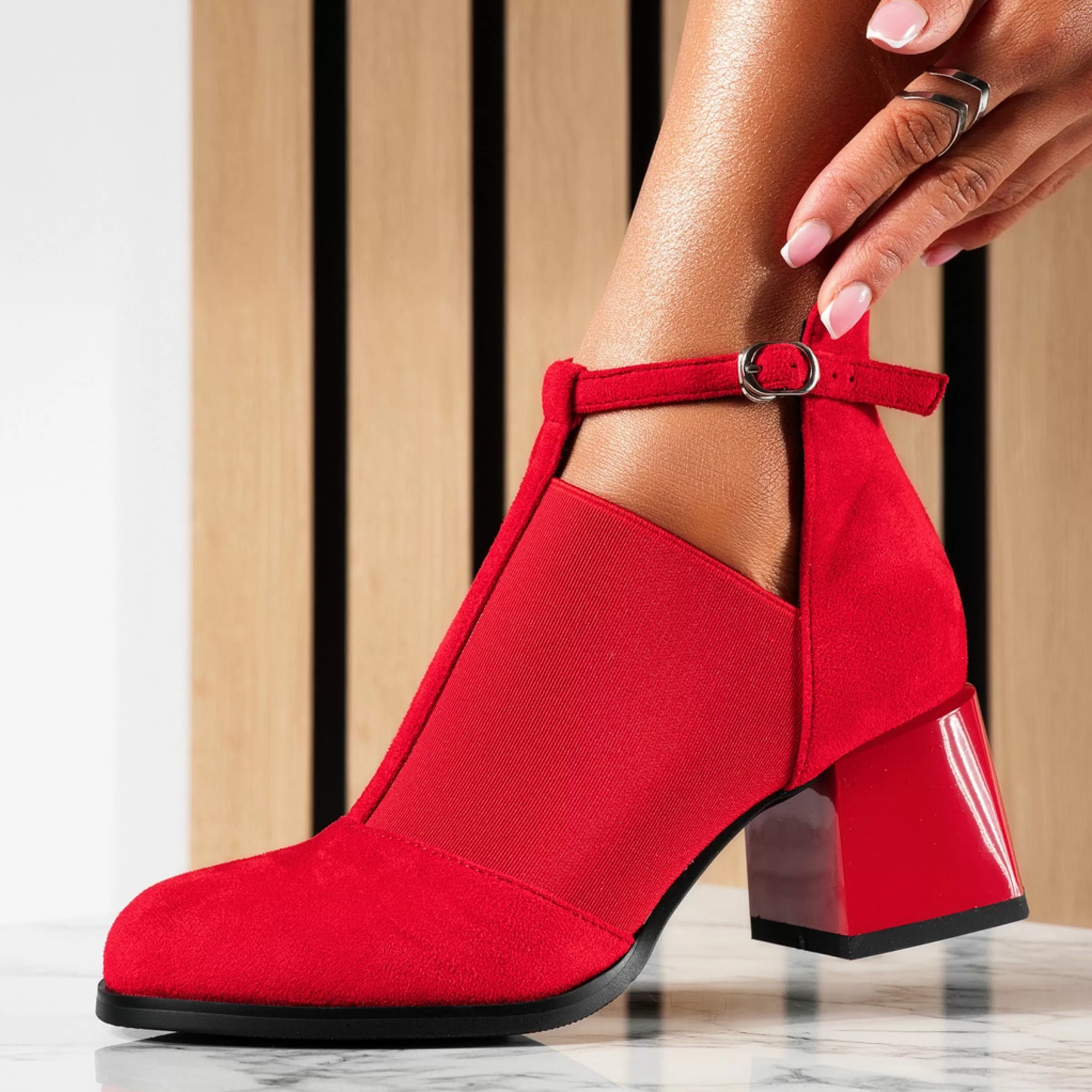 Stylish Leather Ankle Boots