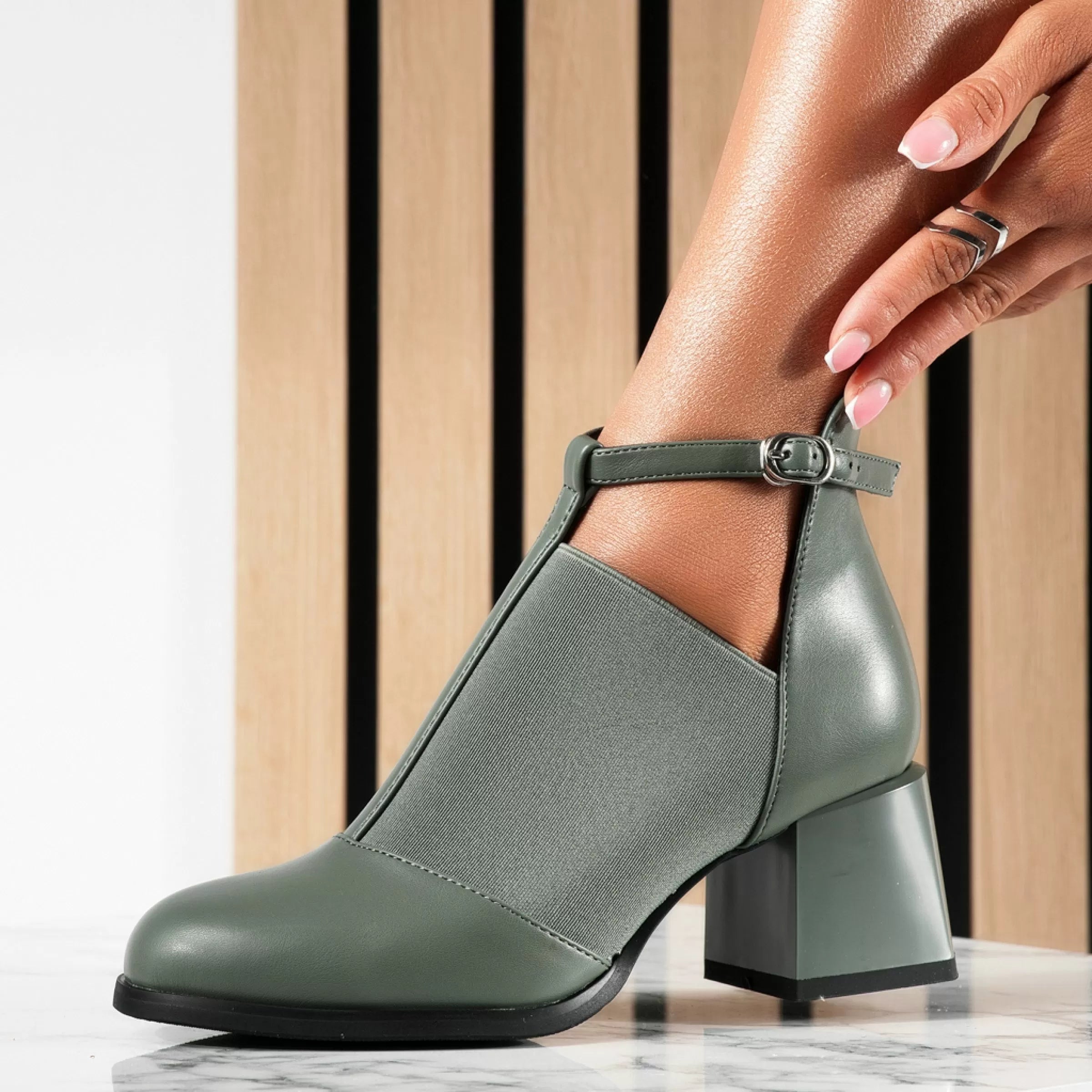 Stylish Leather Ankle Boots