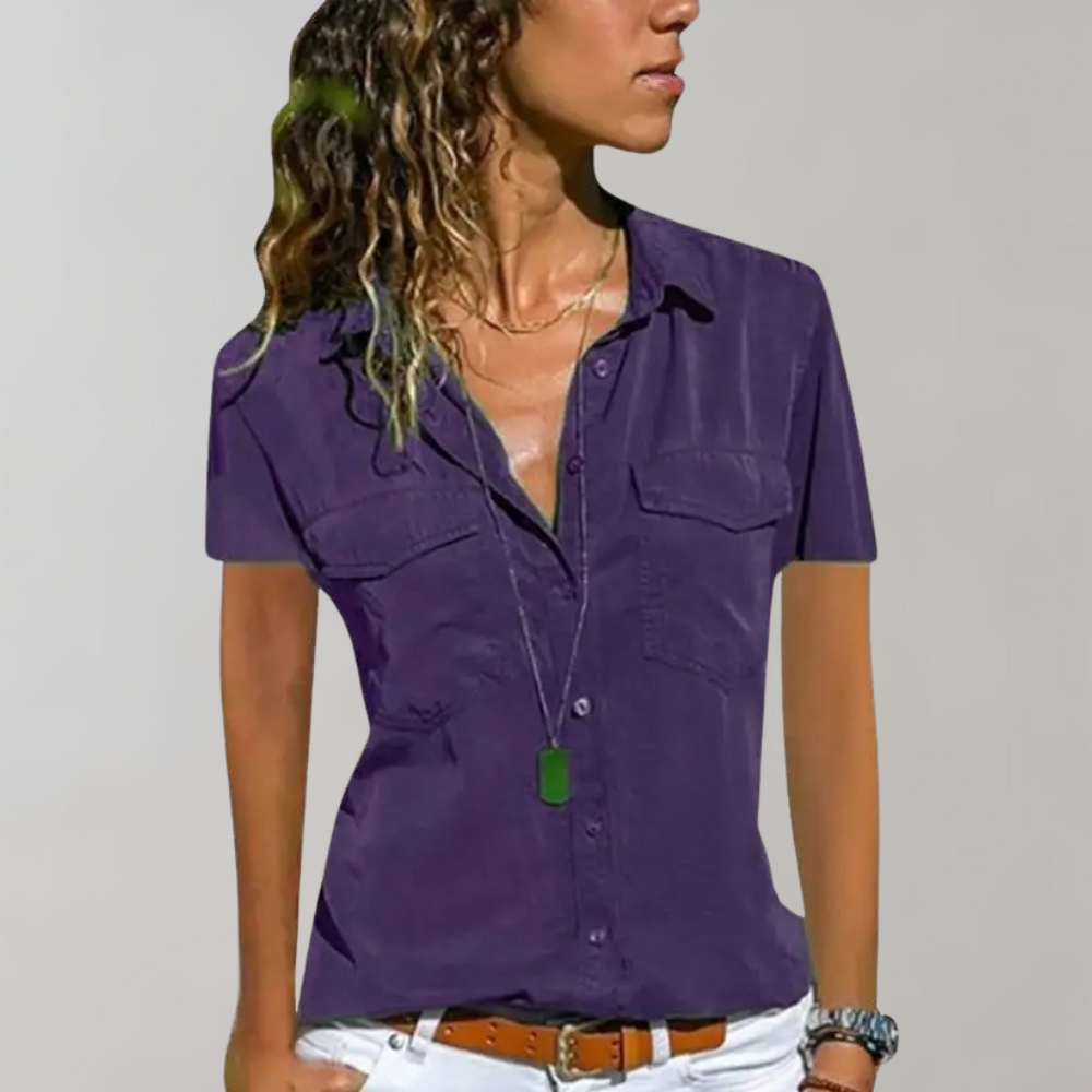 Maddison | Short Sleeve Women's Blouse
