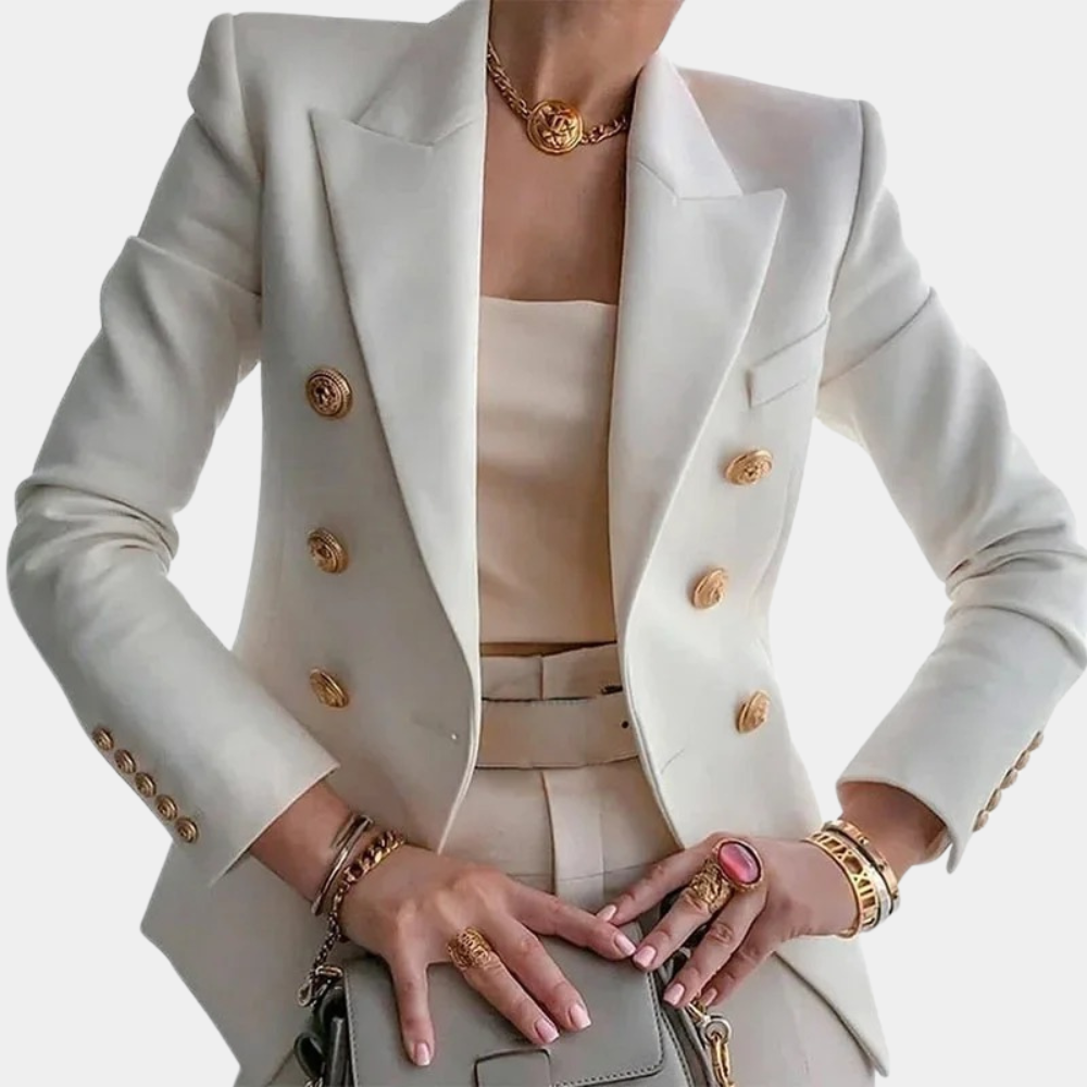 Gemma | Elegant Buttoned Up Blazer