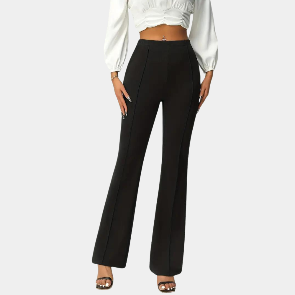 Chic and Stretchy Flared Pants