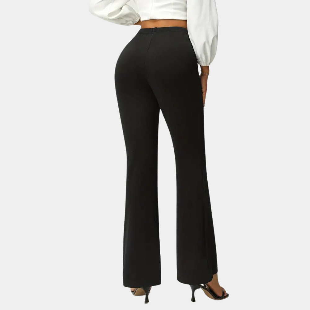 Chic and Stretchy Flared Pants