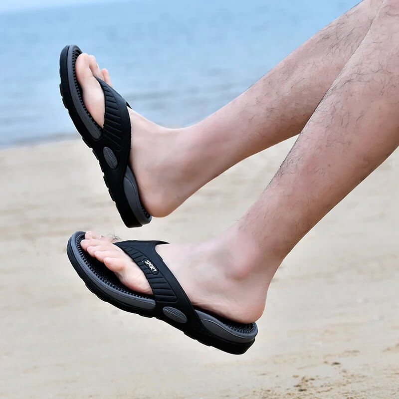Oliver | Men's Orthopaedic Sport Sandals Black