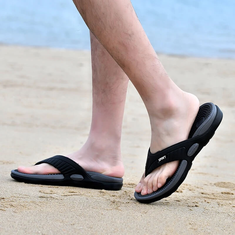 Oliver | Men's Orthopaedic Sport Sandals Black