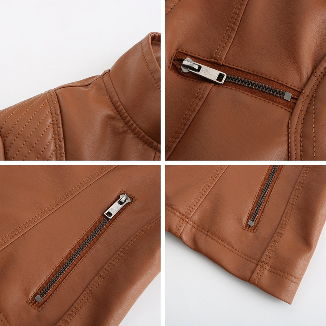 Stylish Genuine Leather Jacket – Versatile and Timeless