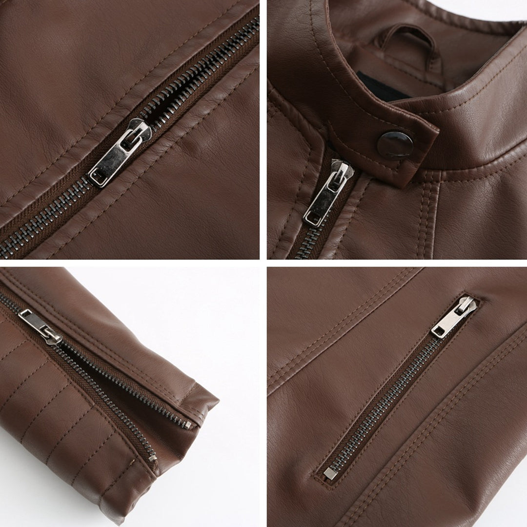 Stylish Genuine Leather Jacket – Versatile and Timeless