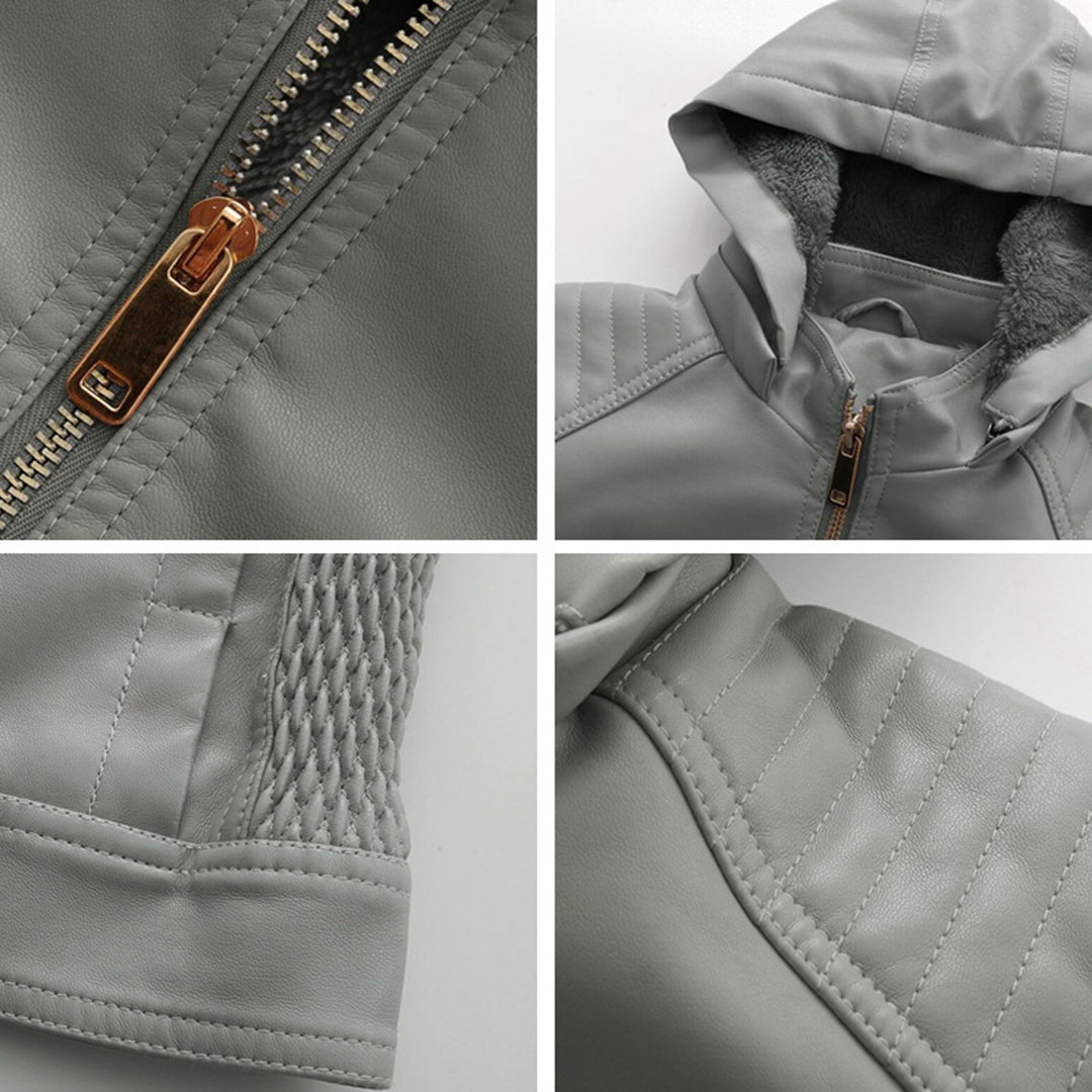 Versatile Stylish Leather Jacket – Timeless Elegance