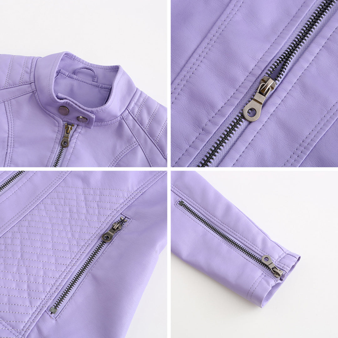 Women's Stylish Leather Jacket – Classic, Chic & Versatile