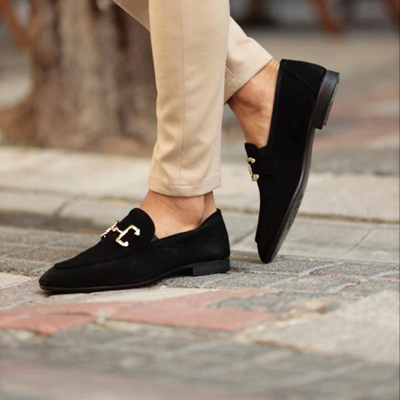 Cooper | Men's Suede Horsebit Loafers