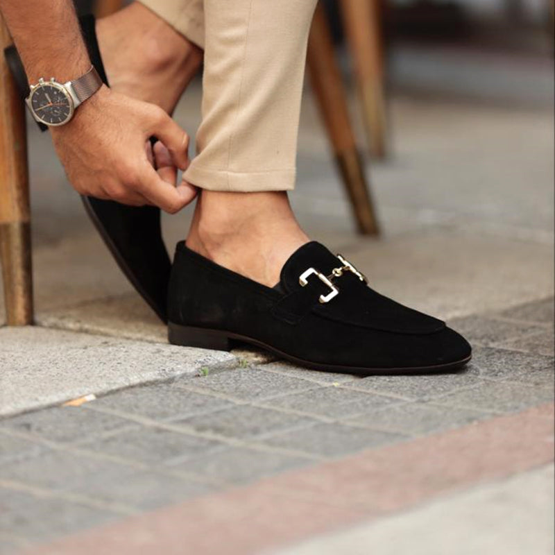 Cooper | Men's Suede Horsebit Loafers