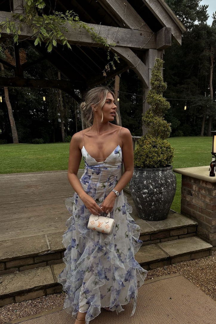 Leah | Elegant Floral Maxi Dress for Women