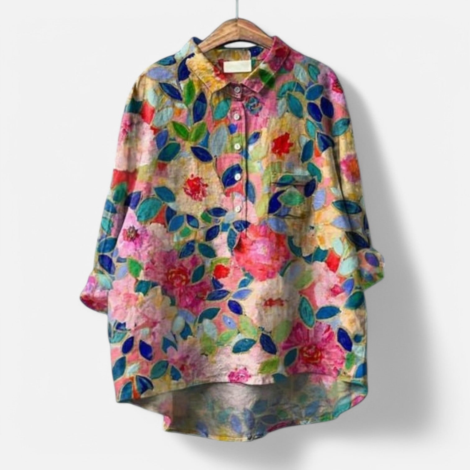 Lily | Elegant Floral Loose Fit Blouse