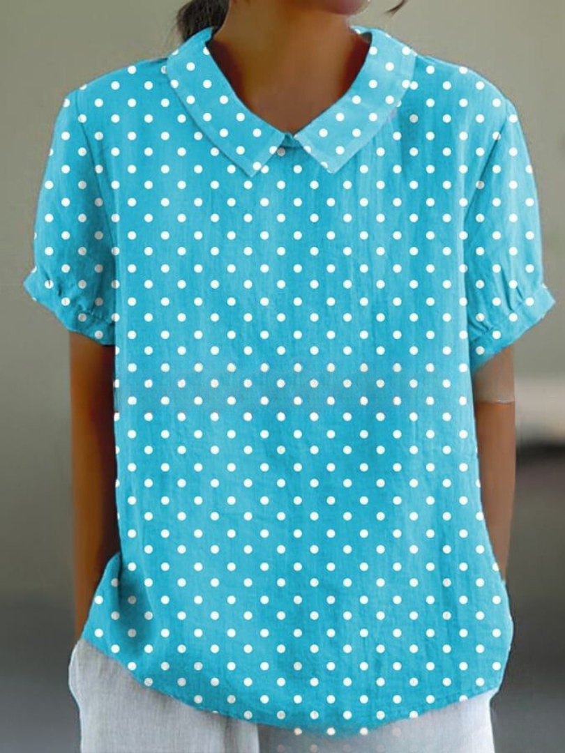 Poppy | Women's Vintage Floral Blouse for Casual Wear