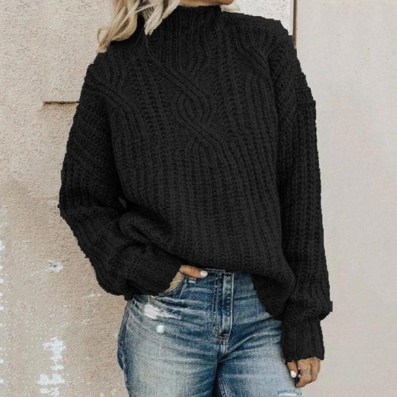 Cozy Cable Knit Sweater for Women