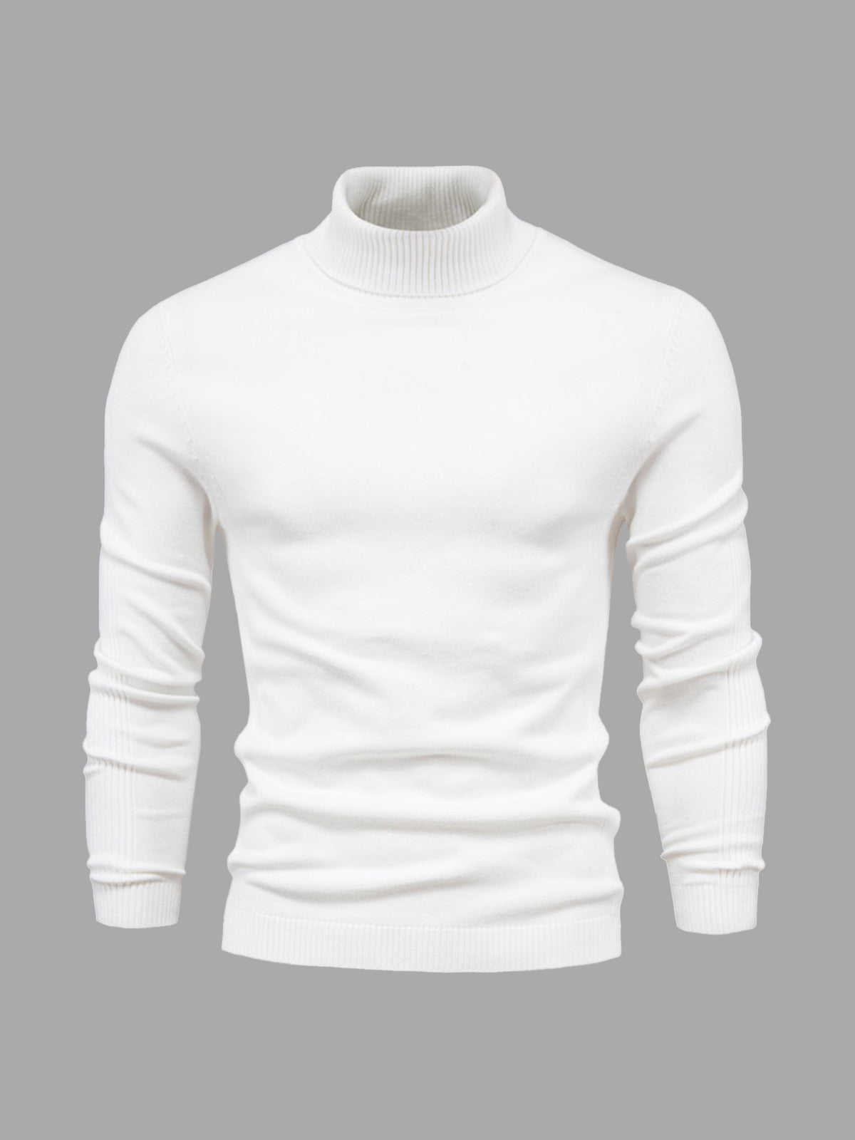 Men's Washable Turtleneck Sweater