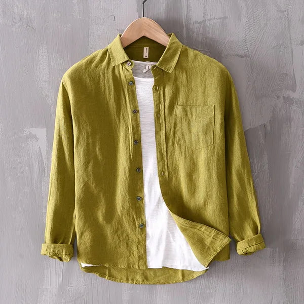 Dylan | Men's Stylish Breathable Linen Casual Shirt