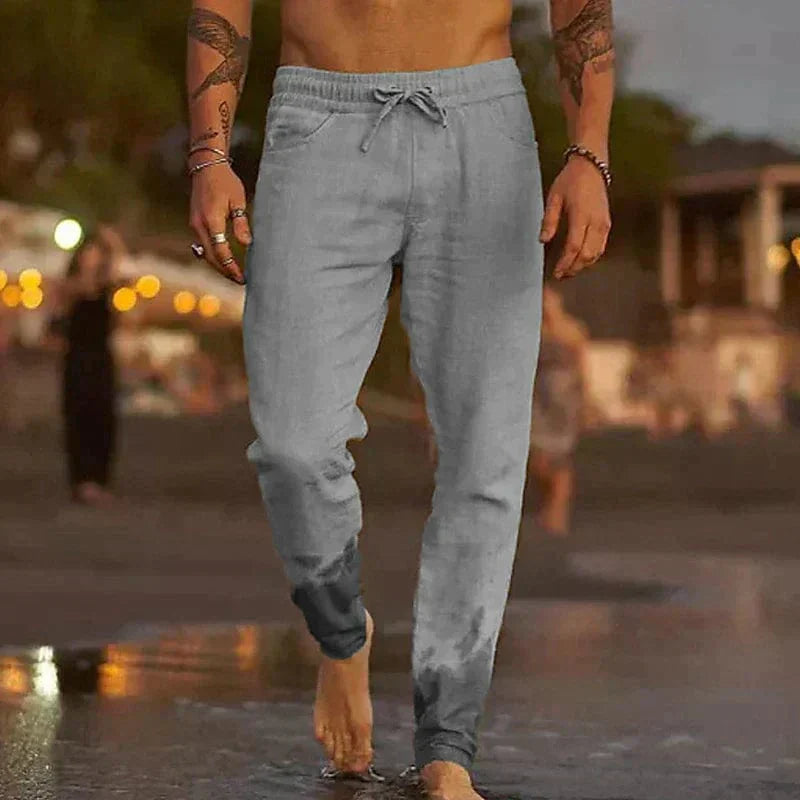 Cooper | Men's Lightweight Breathable Linen Trousers