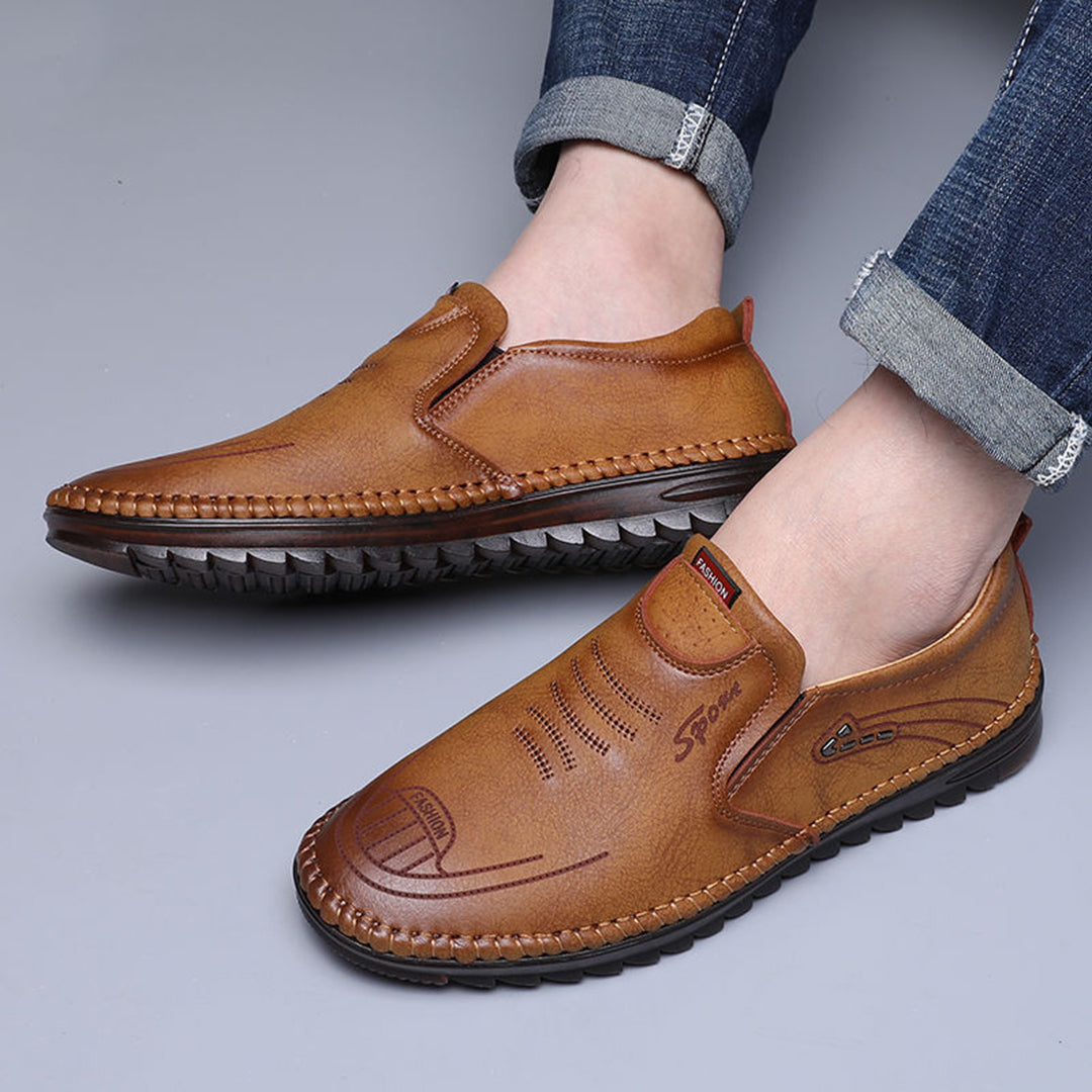 Arlo - orthopedic leather men's loafers