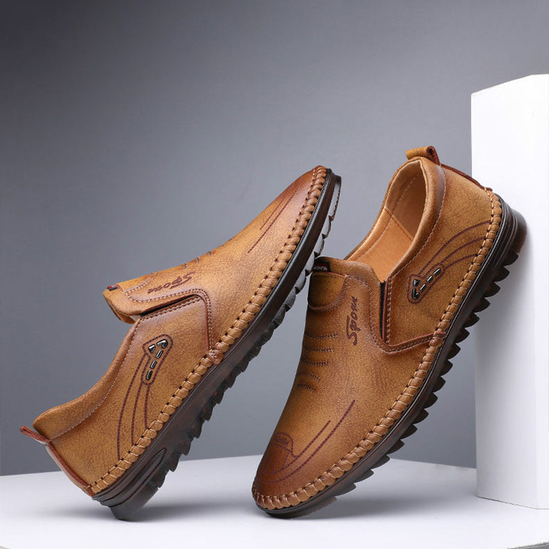 Arlo - orthopedic leather men's loafers