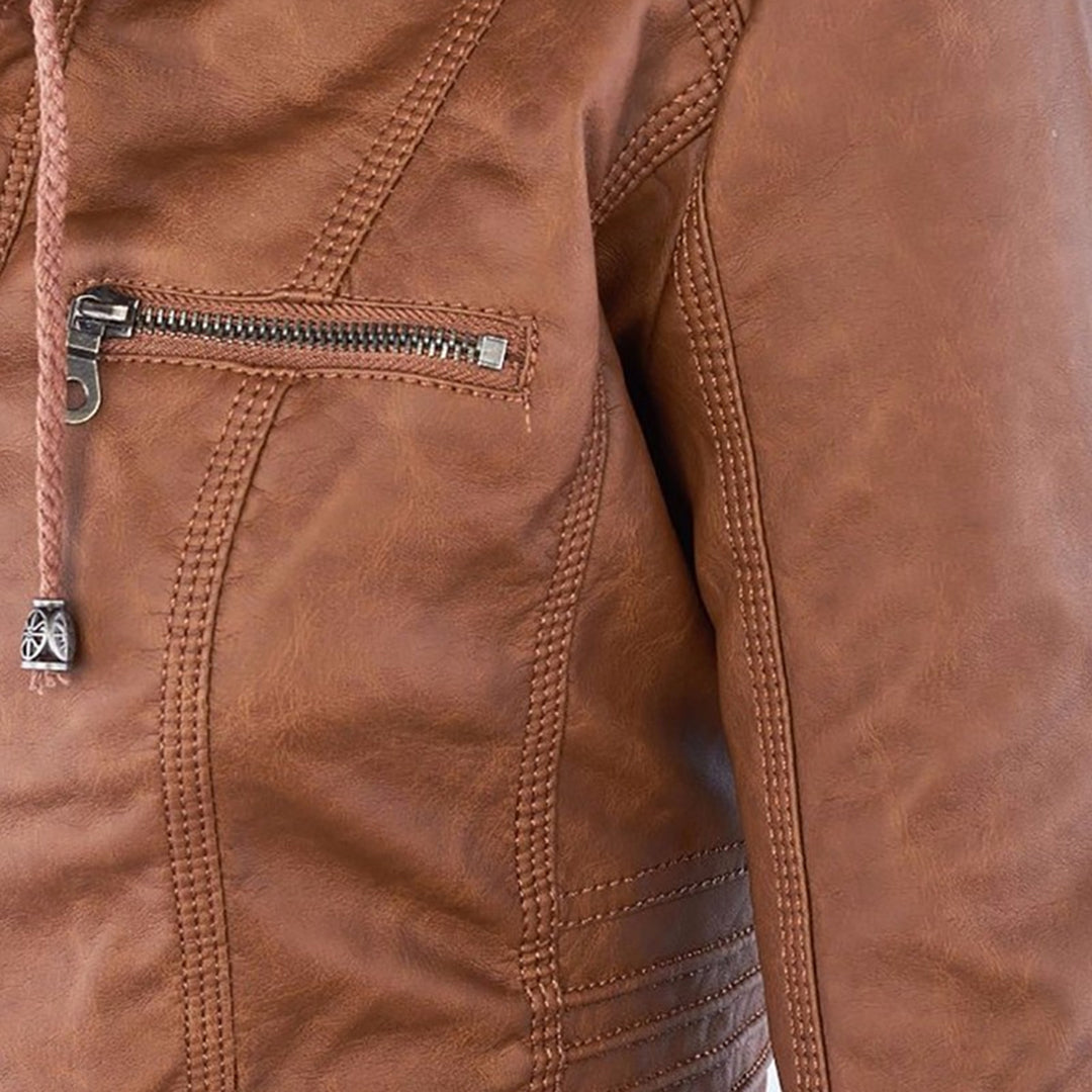 Women's Leather Summer Jacket – Chic, Lightweight & Stylish