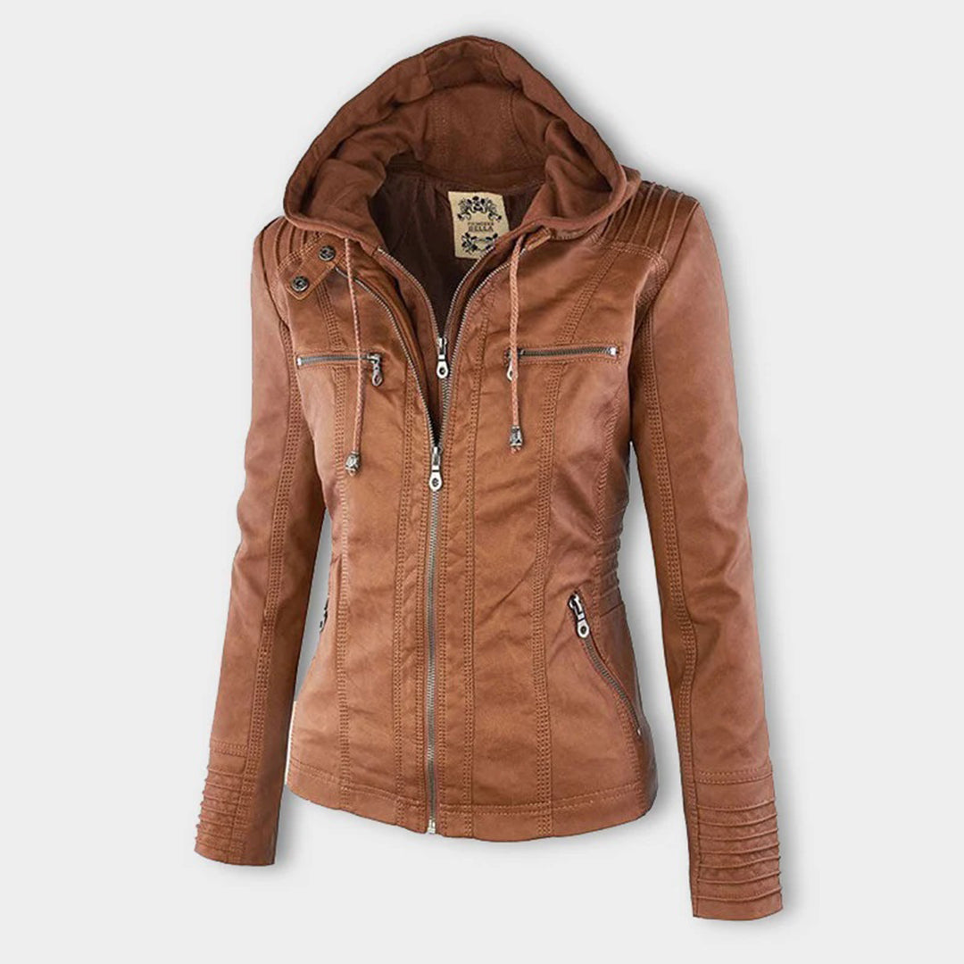 Women's Leather Summer Jacket – Chic, Lightweight & Stylish