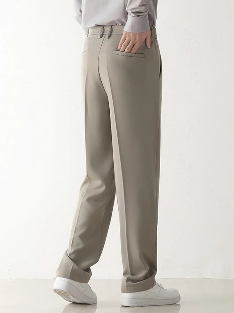 Levi | Draped Slim Fit Formal Pants