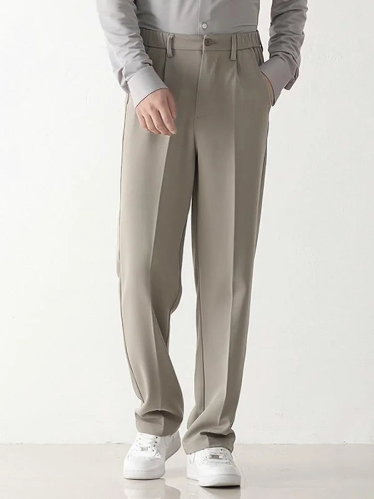Levi | Draped Slim Fit Formal Pants