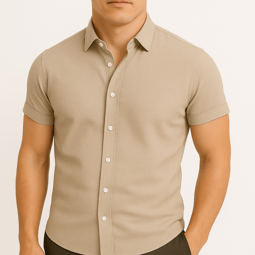 Lightweight Linen Polo Shirt